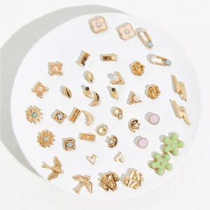 NWT- Free People Teeny Tiny Mega Stud Earring Set
